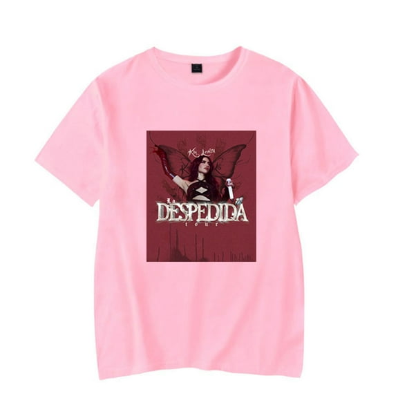 Kimberly Loaiza La Despedida Tour T-shirt Casual Short Sleeve Men Women's Crewneck Tee