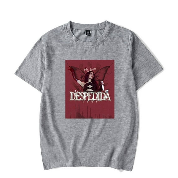 Kimberly Loaiza La Despedida Tour T-shirt Casual Short Sleeve Men Women's Crewneck Tee