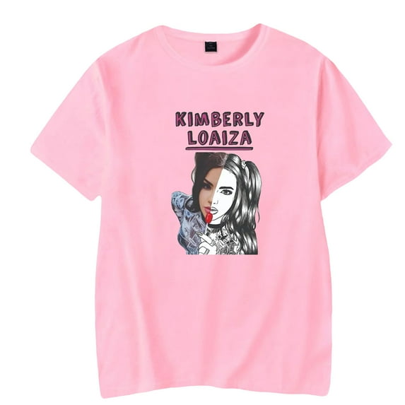 Kimberly Loaiza Short Sleeve T-shirts Streetwear Printing Casual Kpop Man Women Singer Harajuku