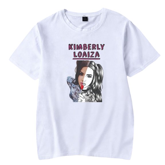 Kimberly Loaiza Short Sleeve T-shirts Streetwear Printing Casual Kpop Man Women Singer Harajuku