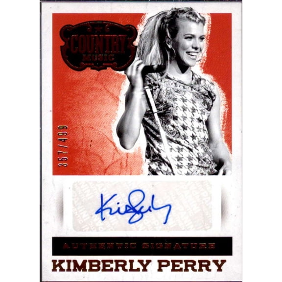 Kimberly Perry Card 2015 Country Music Signatures #58