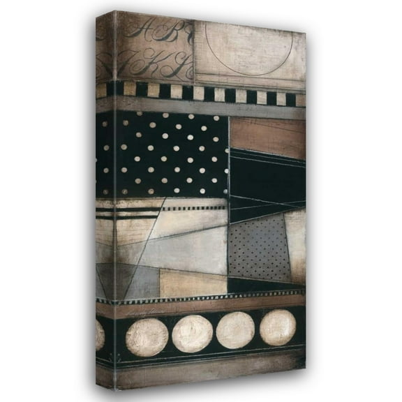 Kimberly Poloson 14x24 Gallery Wrapped Canvas Wall Art Titled - Fancy Letters I