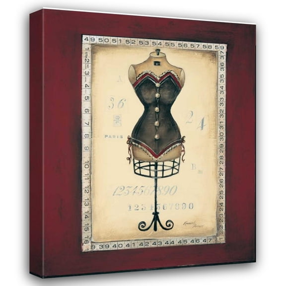 Kimberly Poloson 15x18 Gallery Wrapped Canvas Wall Art Titled - Taille de Robe II