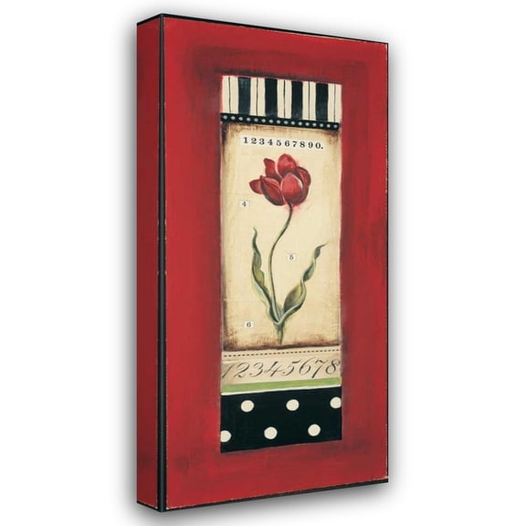 Kimberly Poloson 20x40 Gallery Wrapped Canvas Wall Art Titled - Belgian Tulip II