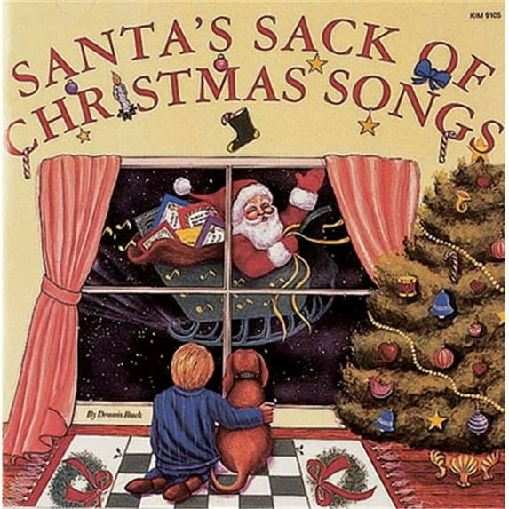 Kimbo Educational KIM9105CD Santas Sack Of Christmas Songs Musical CD