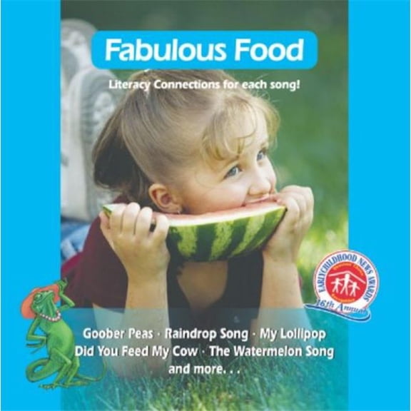 Kimbo Educational KPS 12CD Fabulous Food Song CD for PK to 1st Grade