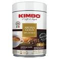 thumbnail image 1 of Kimbo Aroma Gold 100% Arabica | Ground Coffee | Medium Dark Roast | 9/13 Intensity | Intense Flavor and Dark Chocolate Notes | 8.8 oz Can, 1 of 5