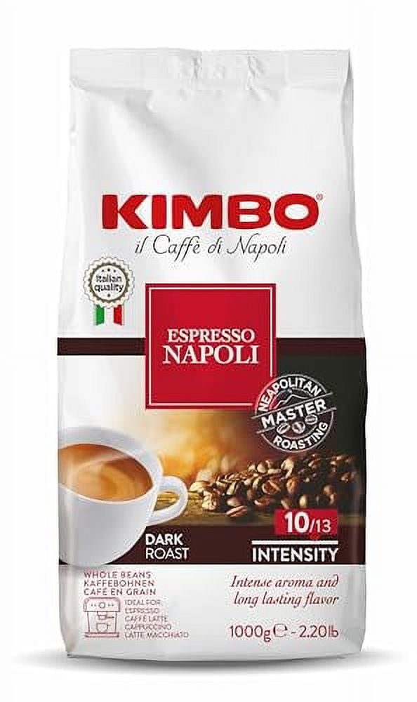 Kimbo Espresso Napoletano Whole .. Coffee Beans, Dark Roast, .. 1kg Bag