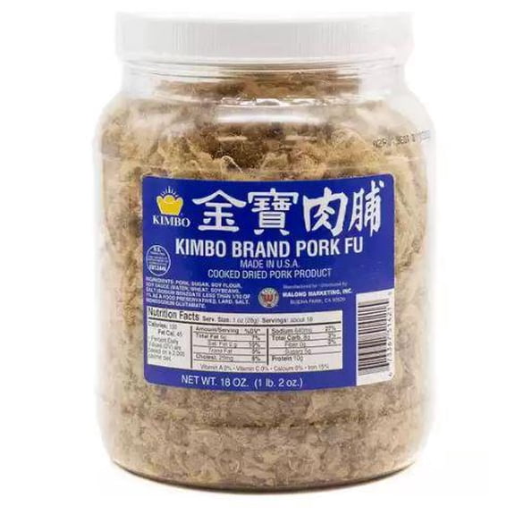 Kimbo Shredded Dried Pork (100% Pork) 14 oz