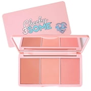 KimChi Chic Beauty Cheeky 3Some Blush Trio, 3 Powder Blush for Cheeks, Blendable Makeup Palette, 02 Apple Bottom Cheeks, 0.47 oz