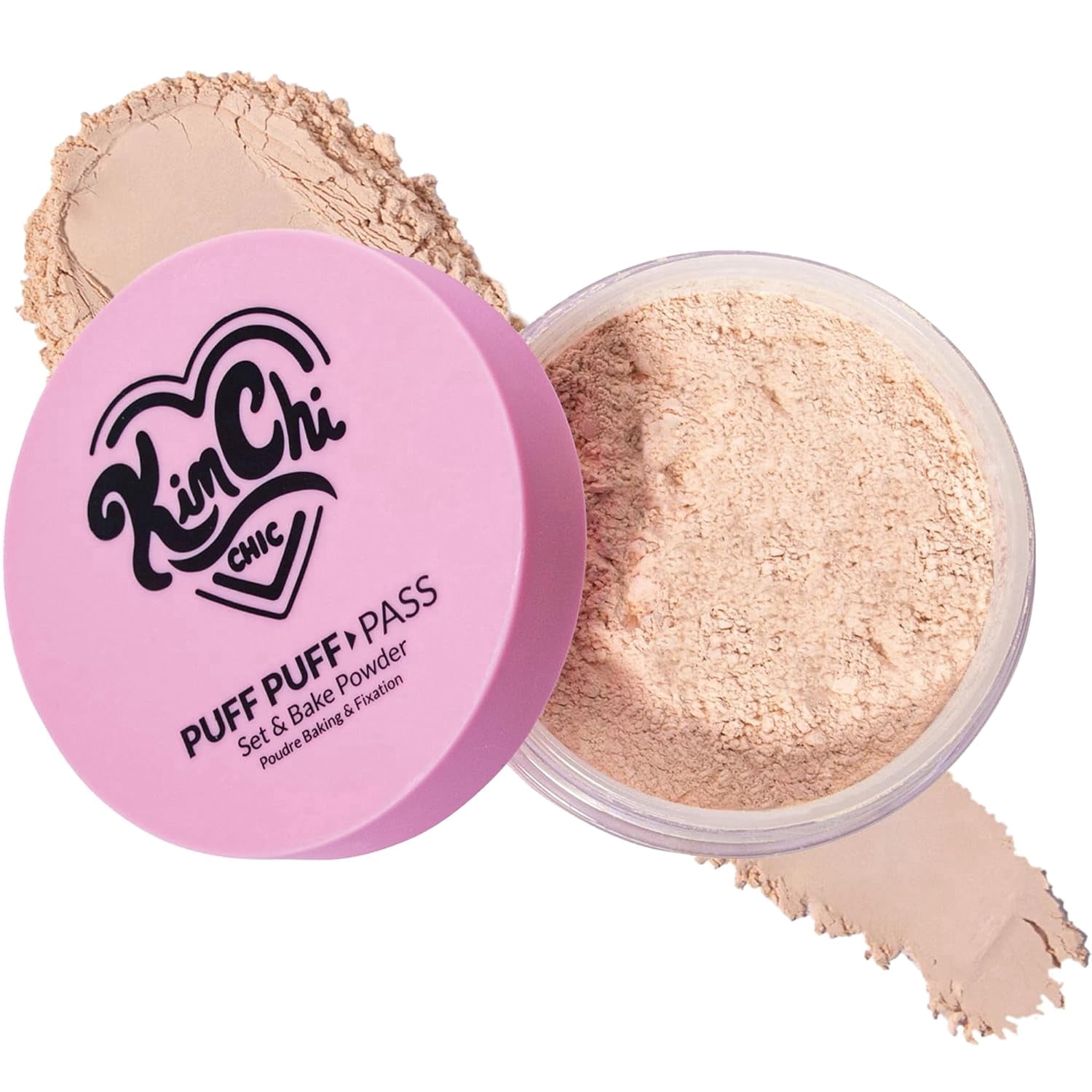 KimChi Chic Beauty Puff Puff Pass®, Set & Bake Powder, PPP03 Translucent, 0.85 oz (24 g)
