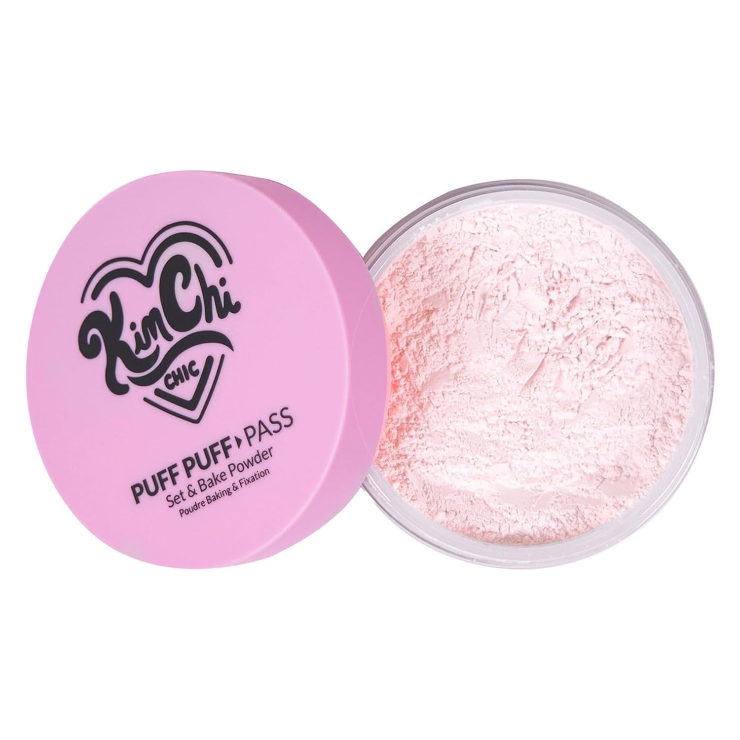 KimChi Chic Setting Powder, Puff Puff Pass in 09 Pink, Loose Matte