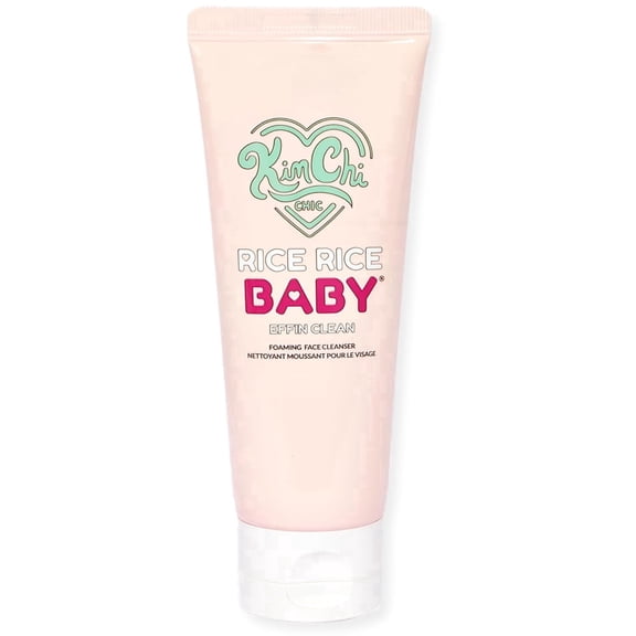 KimChi Chic Beauty Rice Rice Baby Foaming Makeup Removing Face Wash, 3.38 oz