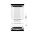 thumbnail image 1 of Kimchi Container Pickle Jar with Strainer Square Kimchi Jar with Lid Pickling Jar for Vegetables Kimchi and Olive Container Food Storage Jar Kitchen Container with Drain Basket, 1 of 4