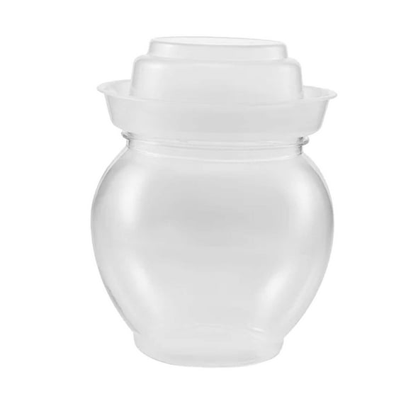 Kimchi Jar Pickle Jar Convenient to Observe for Pickling, Kimchi, Sauerkraut, and Fermentation Cooking Fermenting Jar 1L with A Lid