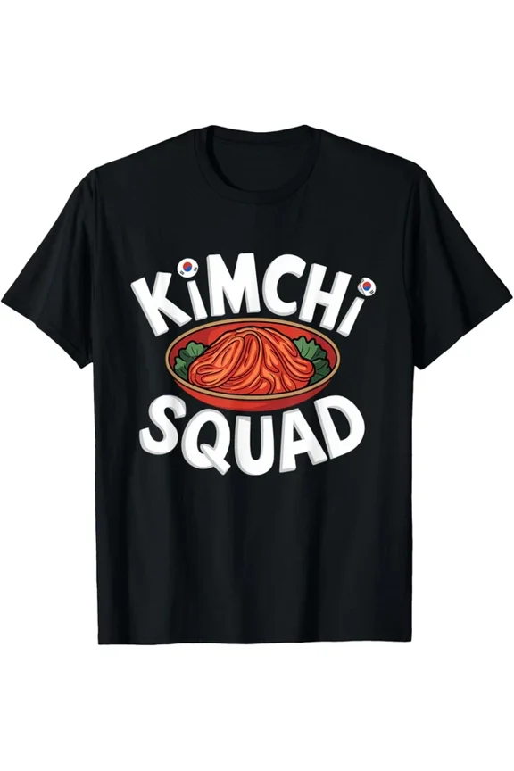 Kimchi Squad, Apparel For Korean Food Products South Korea T-Shirt Unisex S-5XL Hot Trending Shirt, Vintage Birthday Gift