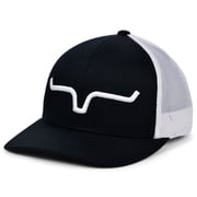 Kimes Ranch Apparel Mens Kimes Ranch Black Weekly Trucker Cap OS Black/White