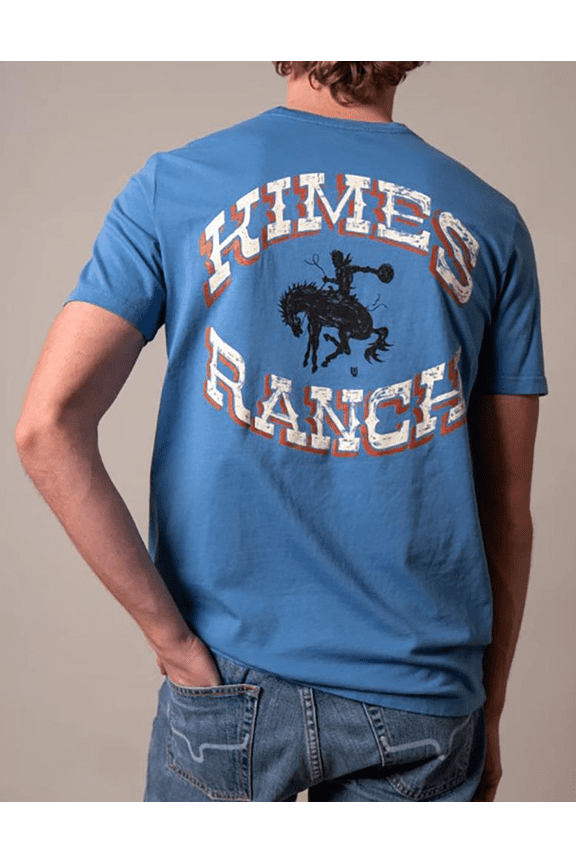 Lucky B Bucking Mid Blue - Mens Tee - Msh0000222