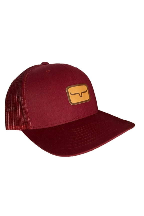 Unisex Snap Shot Adjustable Snap Back Baseball Cap (Burgundy)