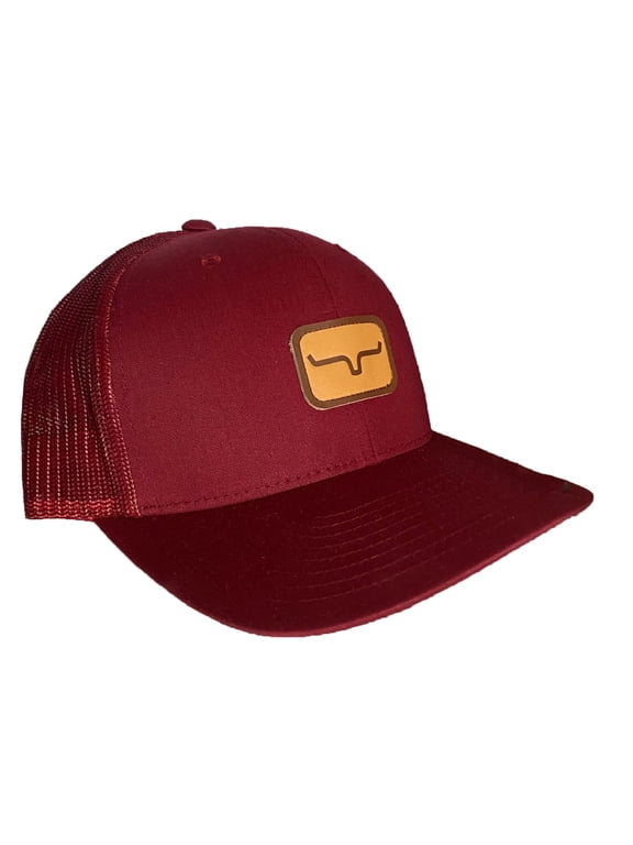 Unisex Snap Shot Adjustable Snap Back Baseball Cap (Burgundy)