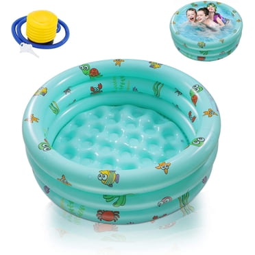 Inflatable Kiddie 3 Ring Circles Swimming Pool | Canada