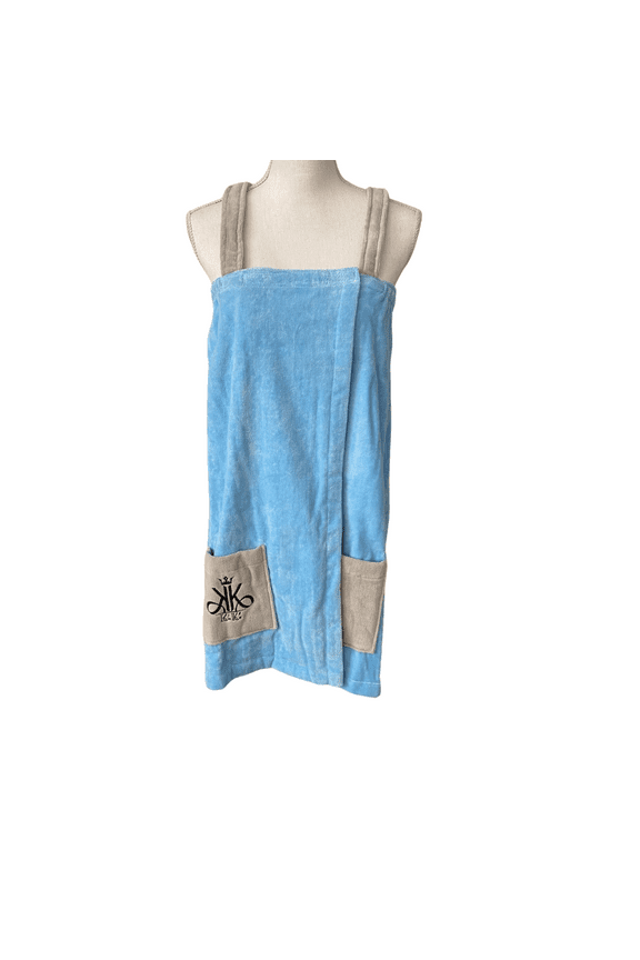 Shower Wrap Towel for Women – Cotton Towel Robe with Straps