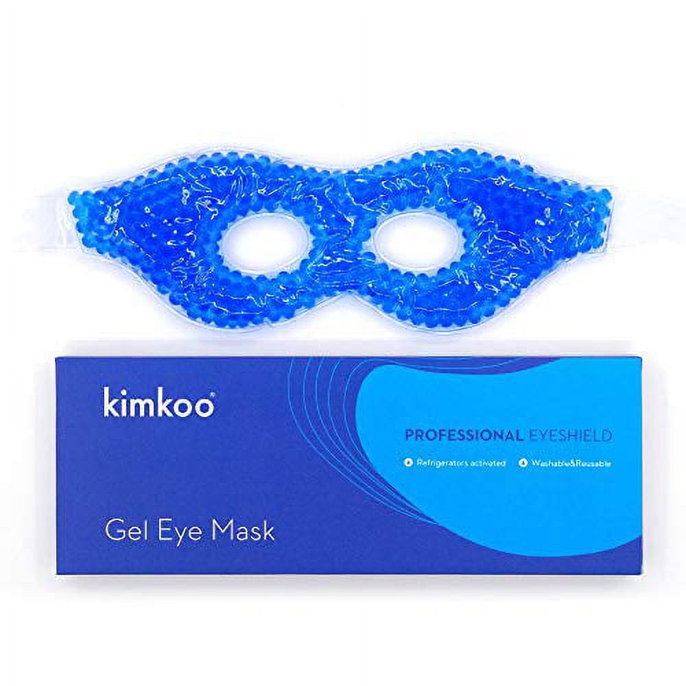 Kimkoo Gel Eye Mask Cold Pads&Cool Compress for Puffy Eyes and Dry Eye ...