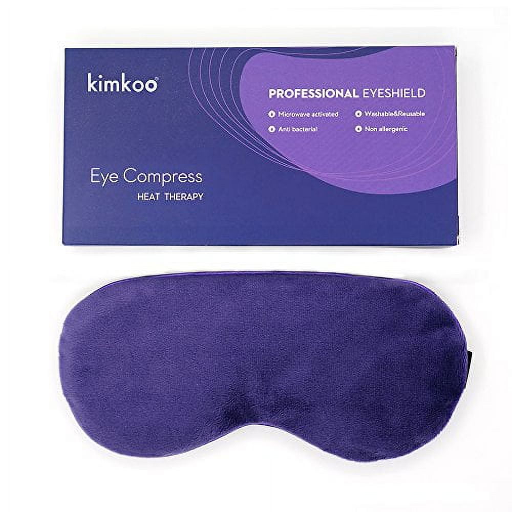 Kimkoo Moist Heat Eye Compress&Microwave Hot Eye Mask for Dry