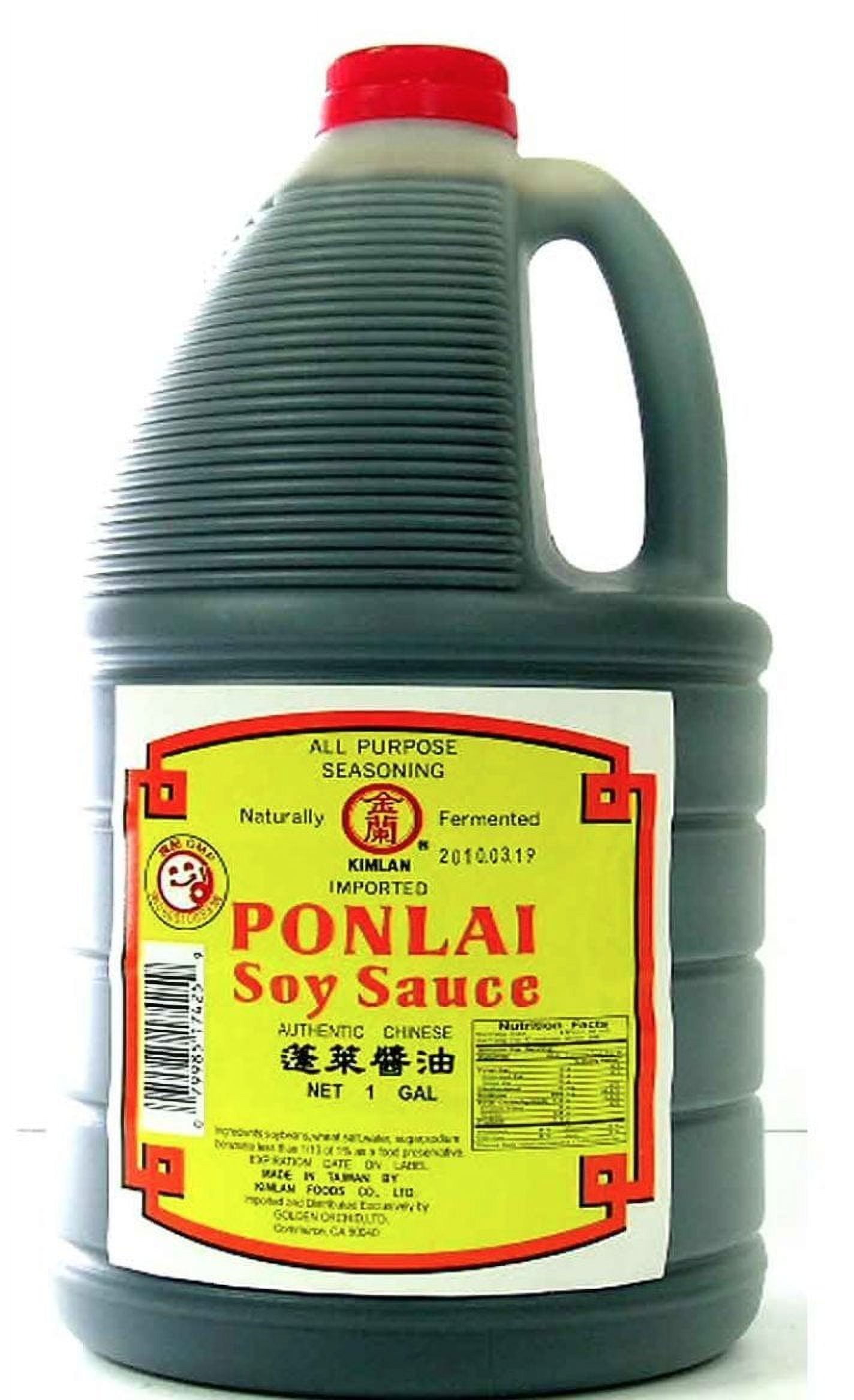 Kimlan Ponlai Soy Sauce, MMF7Naturally Fermented, All Purpose Seasoning 1 Gallon