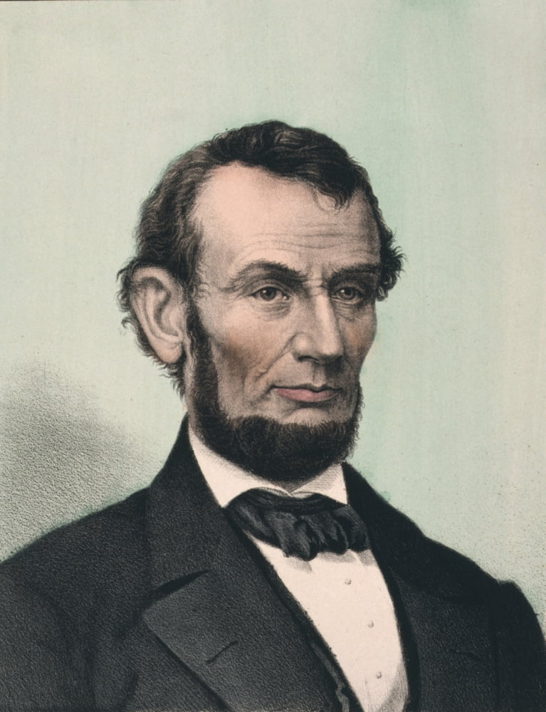 Kimmel & Forster Print c1865 Abraham Lincoln Canvas Art - (18 x 24)