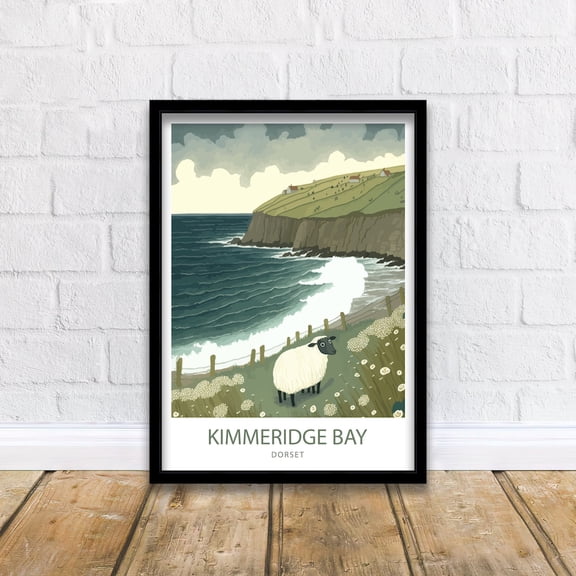 Kimmeridge Bay Dorset Coast Travel Wall Decor Unframed Paper Print