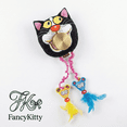 thumbnail image 1 of FancyKitty Interactive Retractable Teaser Cat Toy with 1 x Hanging Cat Toy, Black Cartoon Animal, Animal, 1 of 9