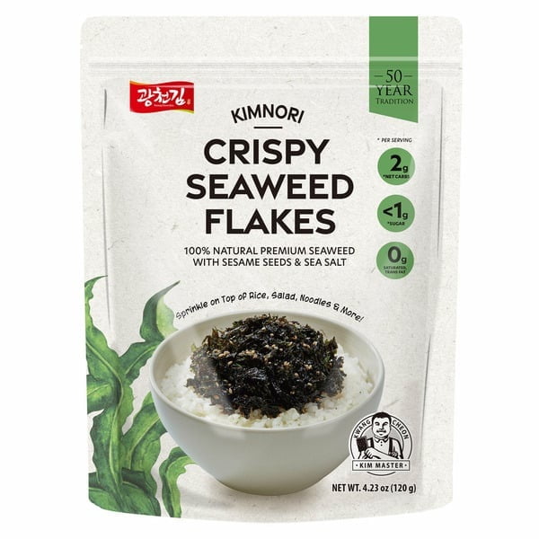 Kimnori Crispy Seaweed Flakes, 4.23 Ounce