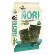 Kimnori Organic Seasoned Seaweed Snack, Sea Salt, 0.14 Ounce Pack Of 36