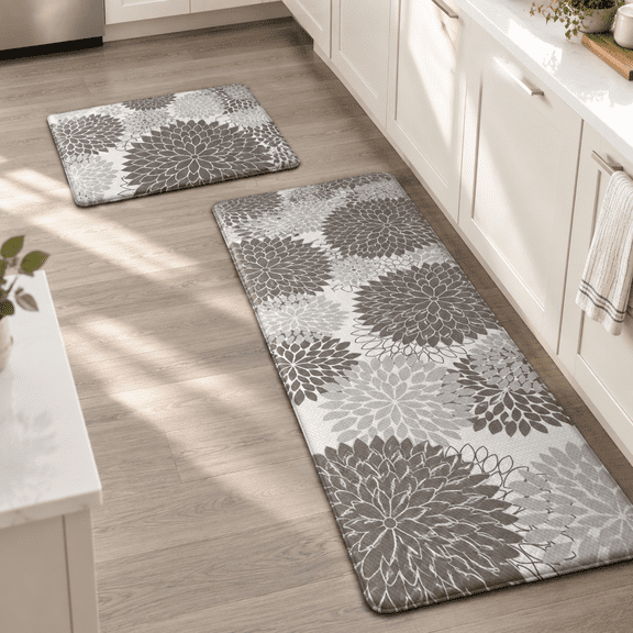 Kimode Anti Kitchen Mats For Floor Cushioned Rugs Sets Of 2