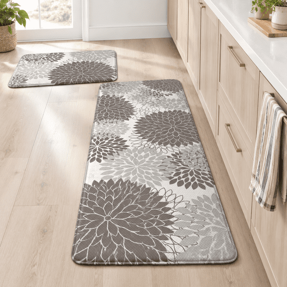 Kimode Anti Kitchen Mats For Floor Cushioned Rugs Sets Of 2