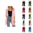thumbnail image 1 of Kimono Cardigans for Women 3/4 Sleeve Lightweight Sheer Chiffon Open Front Long Cardigans Summer Fall Beach Coverups, 1 of 5