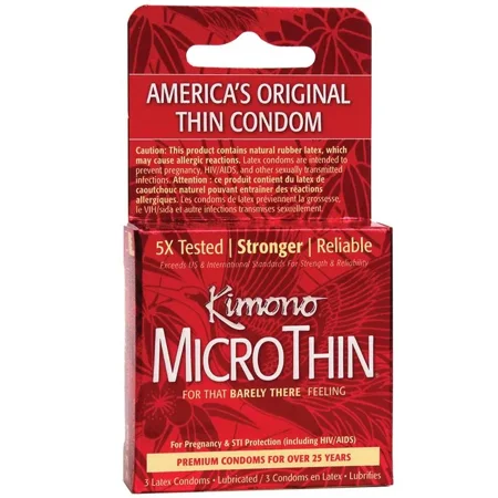 Kimono Micro Thin Condom - Box of 3