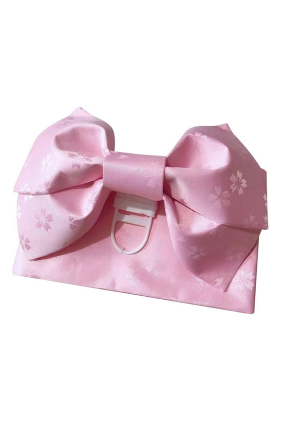 Kimono Obi Jacquard Belt Band with Pre-tied Bow