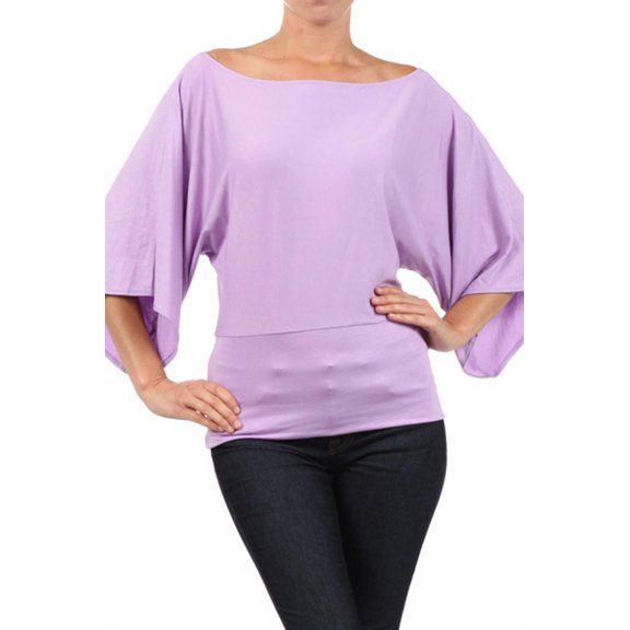 Kimono Off-Shoulder Tee T-shirt Top