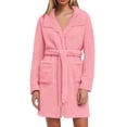 thumbnail image 1 of Kimono Robe For Women Cozy Shawl Collar Home Loungewear Soft Sleepwear And Spa Wear, 1 of 6