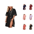 thumbnail image 1 of Kimono Robe for Women Summer Lightweight Short Robes Soft Spa Bathrobe Shower Robe Sleepwear, 1 of 6