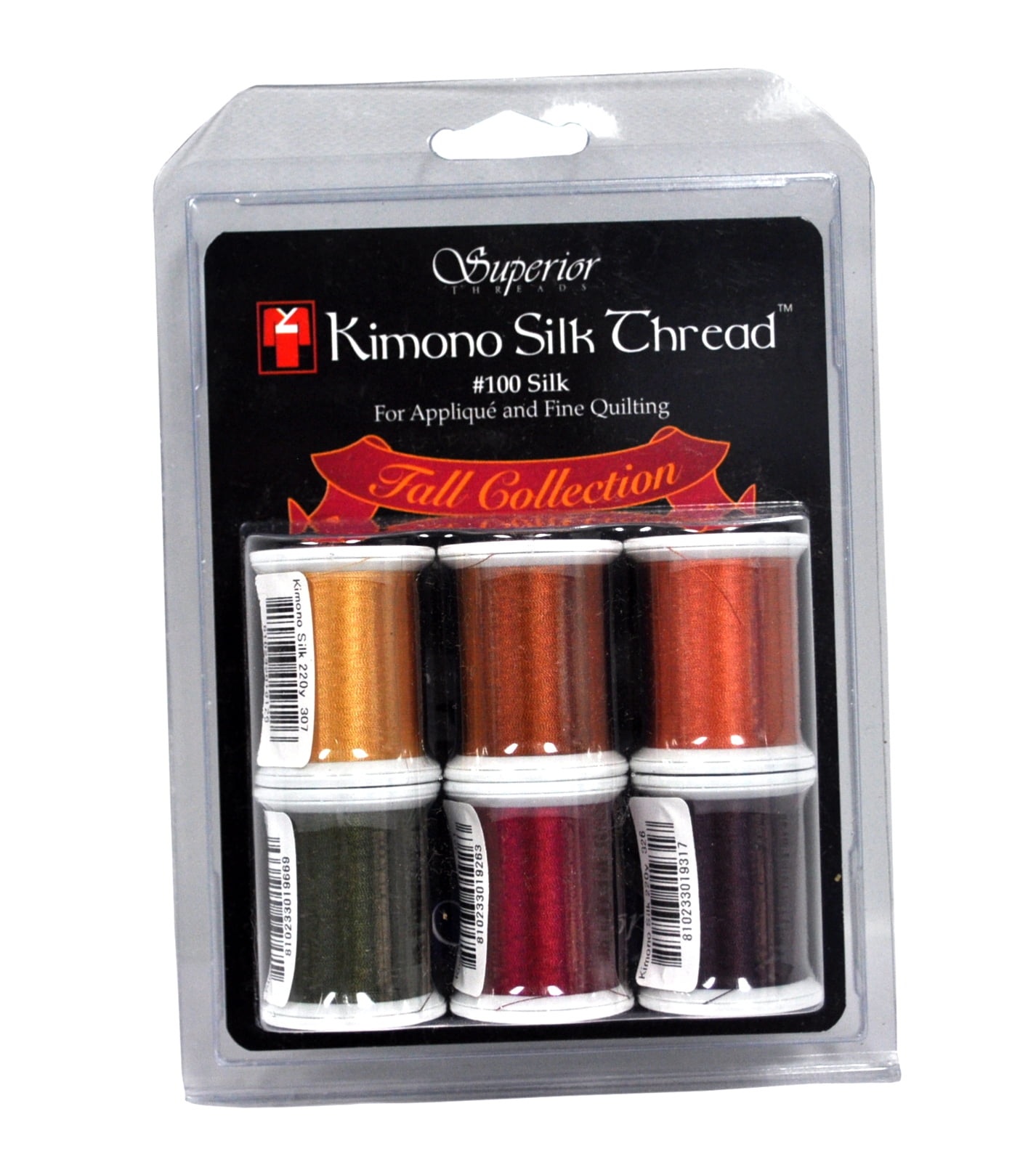 Kimono Silk Fall Collection Thread Set 6 Spools
