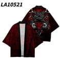 thumbnail image 1 of Kimono men's and women's 2021 Japanese traditional kimono cardigan neon pattern shirt Japanese summer kimono, 1 of 6