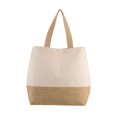 thumbnail image 1 of Kimood Canvas And Jute Shopper Bag, 1 of 3