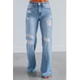 thumbnail image 1 of Kimora Risen Jeans - Light Wash, 1 of 5