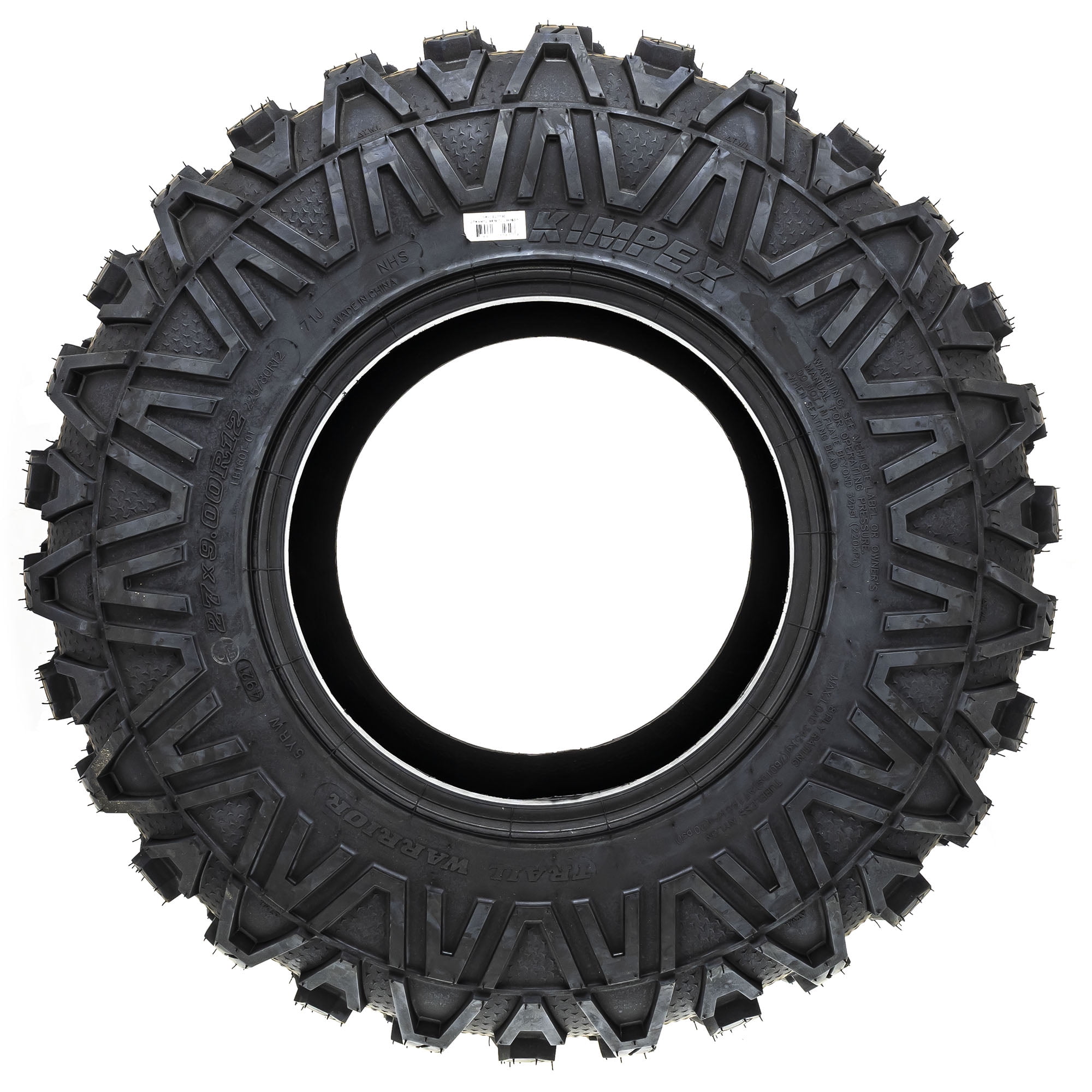 Kimpex 021190 Trail Warrior Tire 27X9R12 Radial 8 Ply All Terrain Tubeless