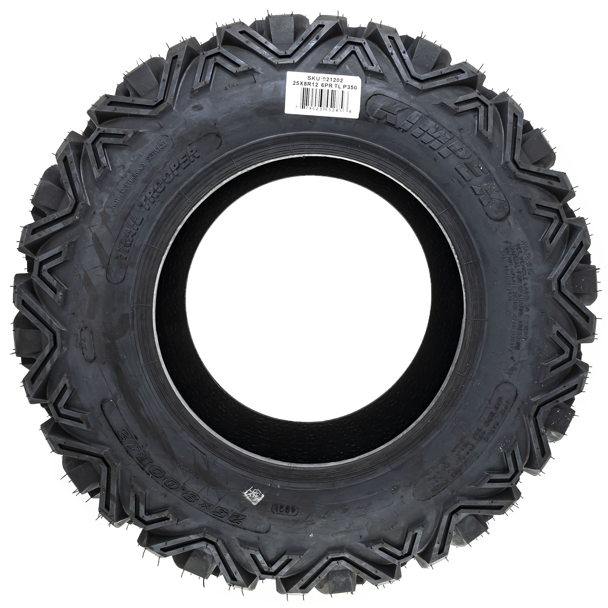 Kimpex 021202 Front Trail Trooper Tire Radial 25X8.00R12 Alterra