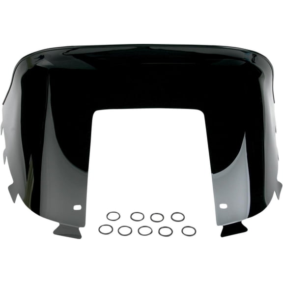 Kimpex 280103 Polycarbonate Windshield - Low - Black Opaque