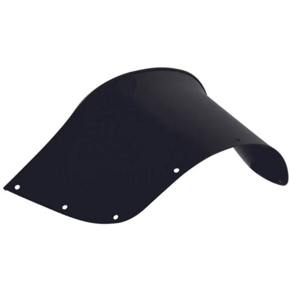 Kimpex 625600 Polycarbonate Windshield - Low - 6in. - Black